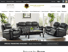 Tablet Screenshot of furniturewarehouseshowroom.com